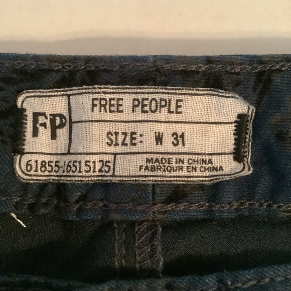 Free People Jeans Black Size 31 New - Picture 10 of 16